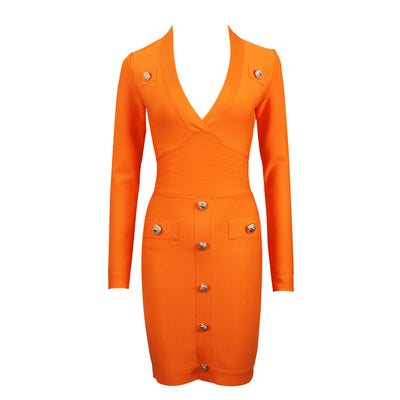 Vestido Elegante Entallado de Manga Larga para Mujer - Image 12
