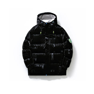 Chaqueta de Plumón de Pato con Cuello Alto para Hombre y Mujer - Estilo Hip Hop - Image 9