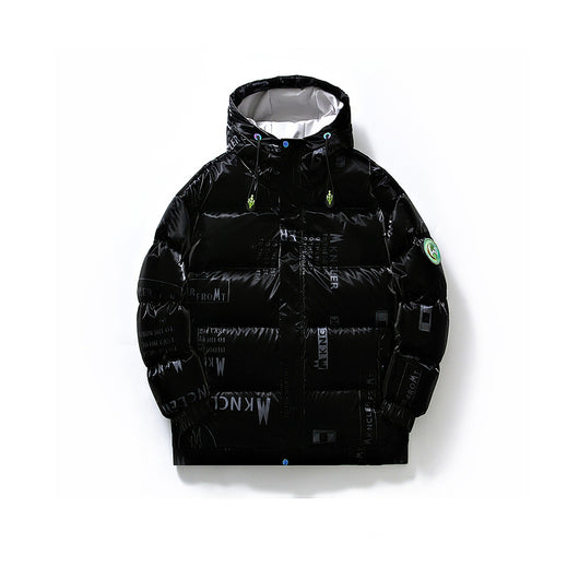 Chaqueta de Plumón de Pato con Cuello Alto para Hombre y Mujer - Estilo Hip Hop - Image 9