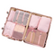 Seven Pink Striped Pieces