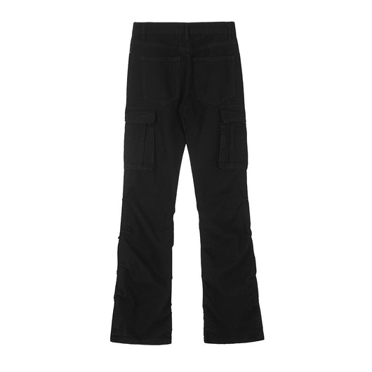 Pantalón Overol Denim con Pliegues - Diseño Moderno para Hombre - Image 2