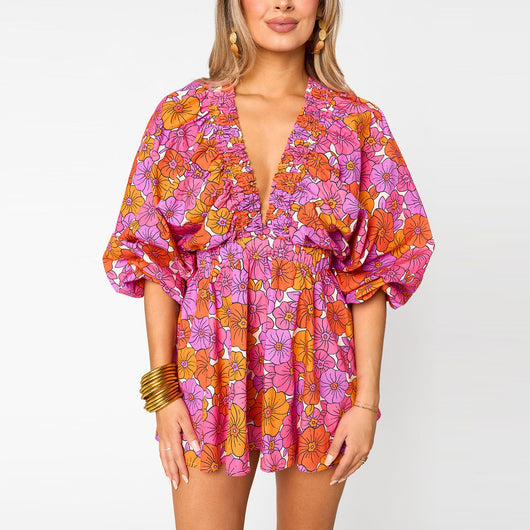 Jumpsuit Holgado con Escote en V y Piernas Anchas - Image 9