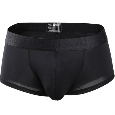 Bóxer Hombre Tela Seda Hielo Cintura Baja Banda Elástica Ancha - Image 13