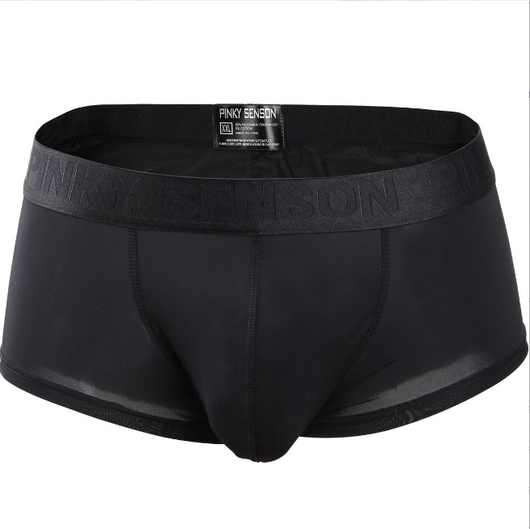 Bóxer Hombre Tela Seda Hielo Cintura Baja Banda Elástica Ancha - Image 13