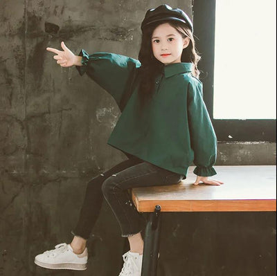 Camiseta Infantil de Manga Larga con Letras - Image 5