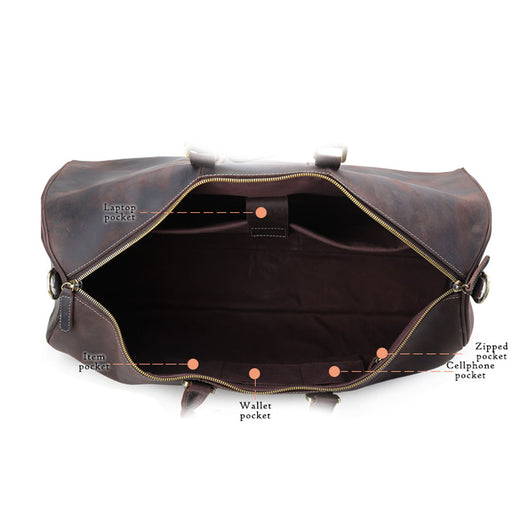 Bolsa Mensajero de Cuero Genuino para Hombre - Viajero Premium - Image 8
