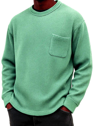 Sudadera Casual Cuello Redondo Manga Larga Talla Grande para Hombre - Image 15