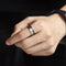 Anillo de Tungsteno y Oro para Hombre - Diseño Rasa Oro Rosa