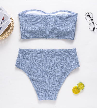 Bikini Talla Grande con Tubo y Cintura Alta - Diseño Realzador - Image 15