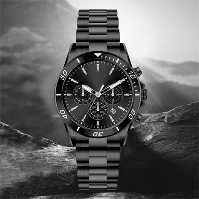 Reloj de Cuarzo para Hombre con Correa de Acero Inoxidable Premium - Image 3