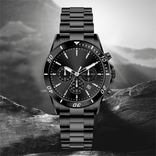Reloj de Cuarzo para Hombre con Correa de Acero Inoxidable Premium - Image 3