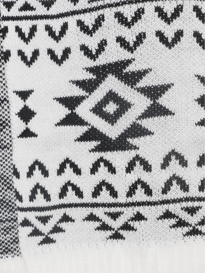 Cardigan Tejido Jacquard - Suéter Casual de Punto Largo - Image 9