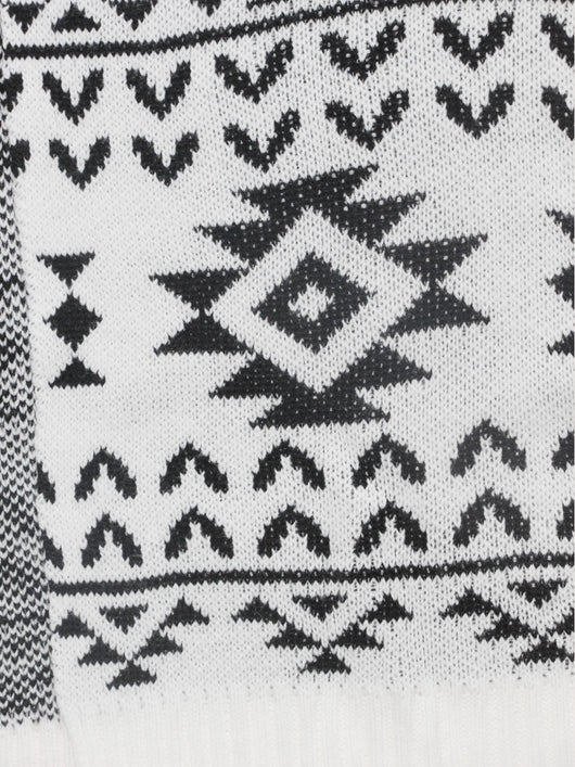 Cardigan Tejido Jacquard - Suéter Casual de Punto Largo - Image 9