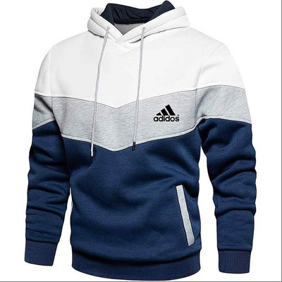 Sudadera con Capucha Patchwork para Hombre - Estilo Casual Moderno - Image 6