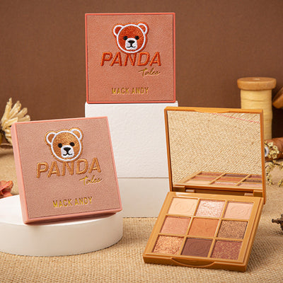 Paleta de Sombras Ojos Perla y Mate con Destellos Fácil de Aplicar
