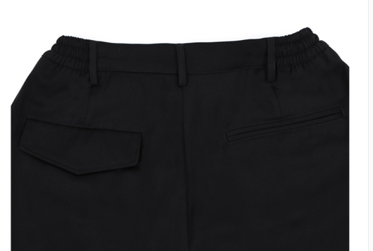 Pantalones Baggy Retro con Drapeado de Cinco Puntos - Image 9