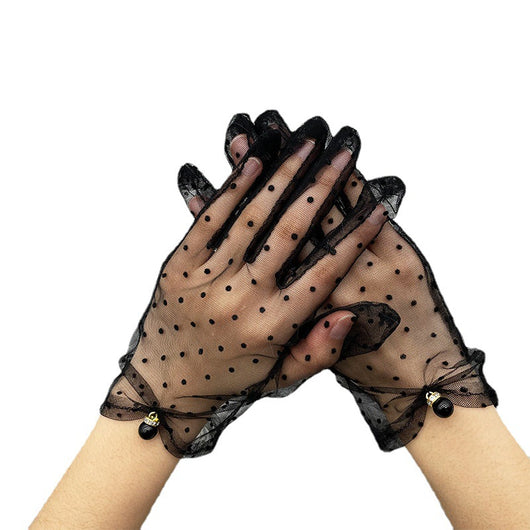 Guantes de Encaje Mesh Protección Solar Ultradelgados - Image 2