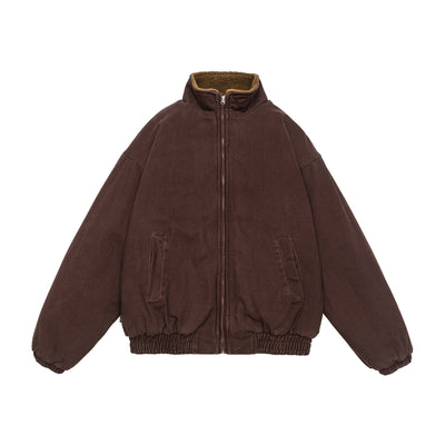 Abrigo de Algodón Invierno para Hombre con Forro de Lana Cordero - Image 4