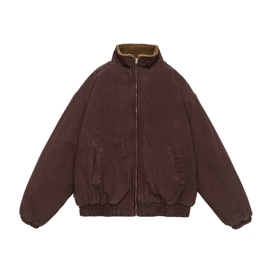 Abrigo de Algodón Invierno para Hombre con Forro de Lana Cordero - Image 4