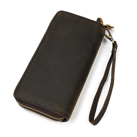 Cartera Doble de Cuero Vintage para Hombre - Image 3