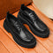 Sapatos Masculinos de Couro Macio para Executivos