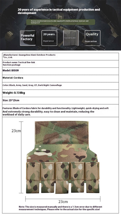 Organizador Modular con Velcro para Mochilas y Equipos - Image 12