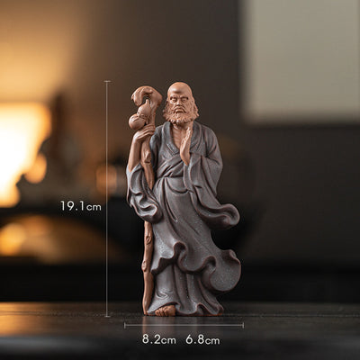 Ornamento Zen Ancestral: Bodhidharma Cruzando el Río - Image 6