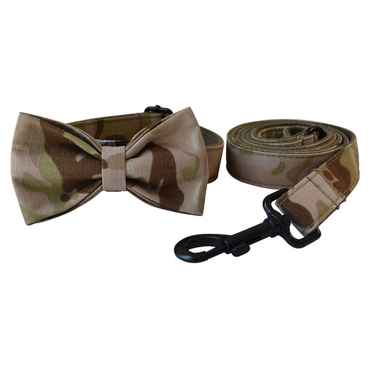 Juego de Collar y Correa para Perro Camuflaje Táctico