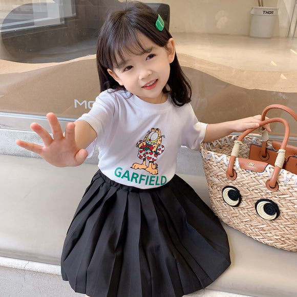Suéter Cardigan Holgado de Manga Larga para Niñas