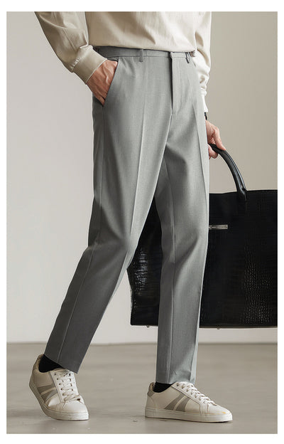 Pantalones de Vestir Ejecutivos Dos Tonos Resistentes a Arrugas - Image 7