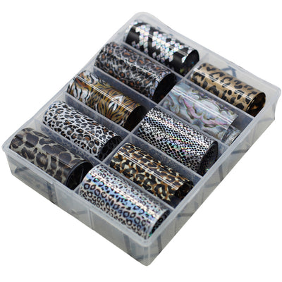 Pegatinas de Uñas Estrella con Lámina Dorada - Decoración de Fragmentos - Image 8