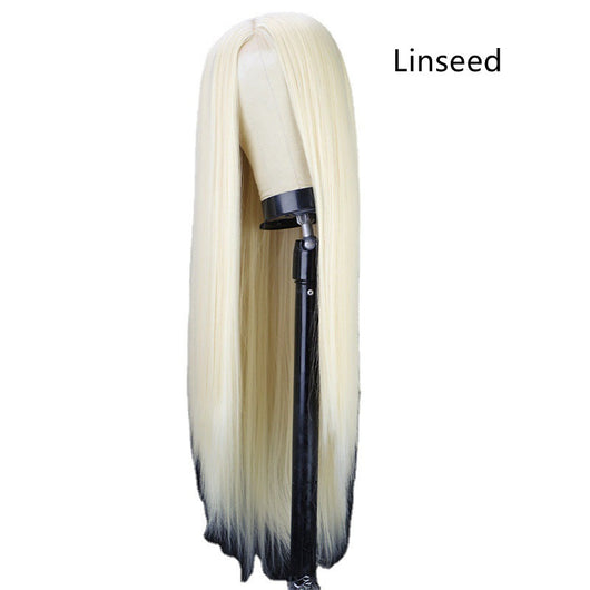 Peluca Larga Negra Liso Natural - Fibra Sintética Premium Sin Marcas - Image 22