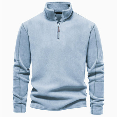 Sudadera Deportiva para Hombre con Cuello Alto y Cierre de Medio Zip - Image 4