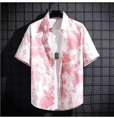 Camisa Estampada Transpirable Ice Silk para Hombre - Colección Premium Verano - Image 8