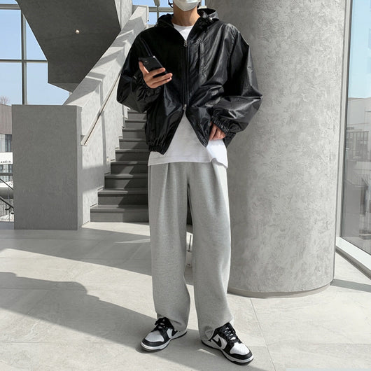 Chaqueta Deportiva Suelta con Capucha - Manga Larga Moderna para Hombre - Image 2