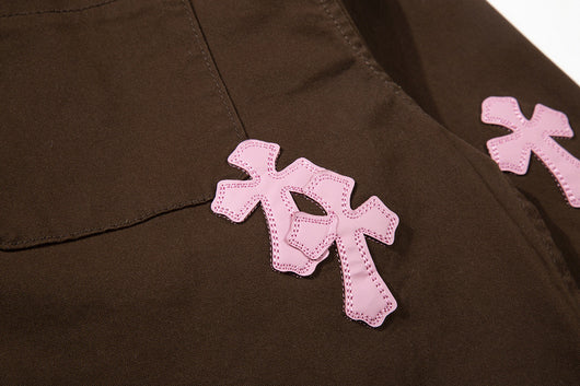 Camisa Casual de Manga Larga con Parches de Cuero - Image 5