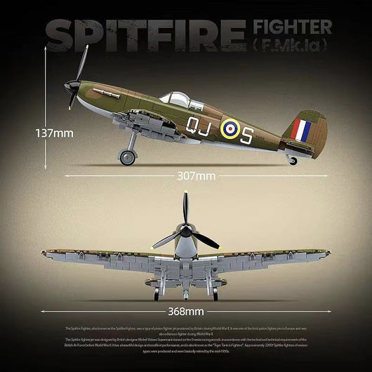Serie de Bloques Constructivos Avión de Combate Militar - Image 10