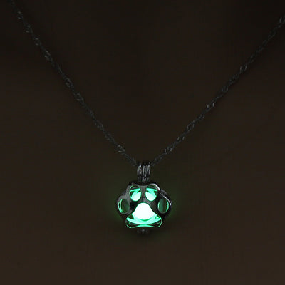 Collar Luminoso Hueco con Diseño de Pata de Perro - Image 3