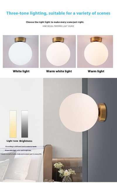 Lámpara de Pared Esférica Nórdica Minimalista - Image 22