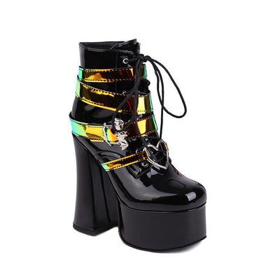 Botas Martin Estilo Cantante con Tacón Grueso y Suela Reforzada - Image 7