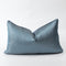 Funda De Almohada Lumbar De Onda De Agua Azul, 30 X 50