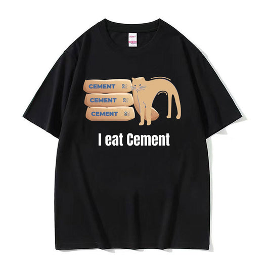 Camiseta Estampada Unisex Cuello Redondo Manga Corta Suelta - Image 9