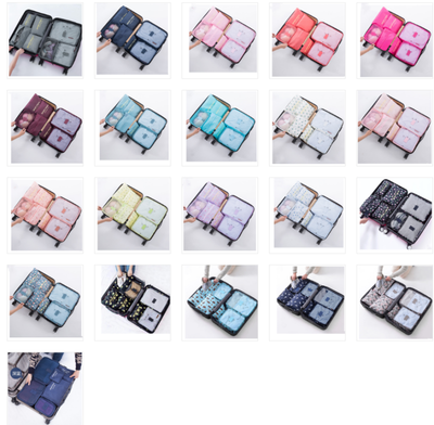 Organizador de Viaje en Nylon Impermeable - Cubos de Empaque Durables - Image 35