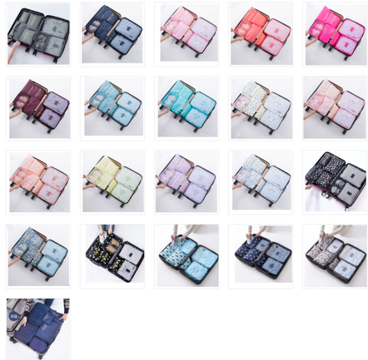 Organizador de Viaje en Nylon Impermeable - Cubos de Empaque Durables - Image 35