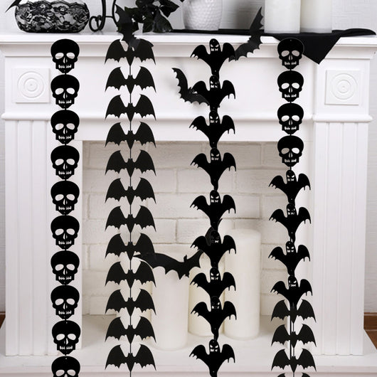 Guirnalda de Murciélagos de Tela No Tejida para Halloween - Image 9