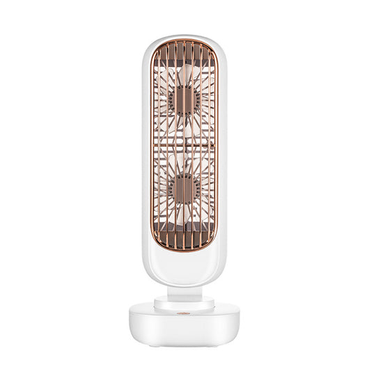 Ventilador Torre Portátil Recargable USB - Doble Aspa Vertical Compacto - Image 9