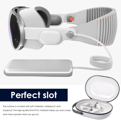 Estuche de Almacenamiento Premium para Vision Pro con Compartimento de Batería - Image 3
