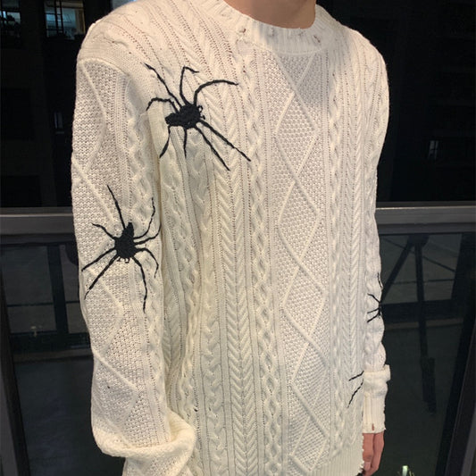 Suéter Unisex con Patrón de Araña en Jacquard - Image 2