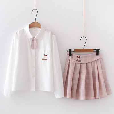 Uniforme Escolar Japonés para Mujer - Camisa Clásica - Image 6