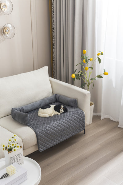 Sofá Cama para Perros Grandes - Cojín Térmico Ortopédico con Protector de Muebles - Image 20